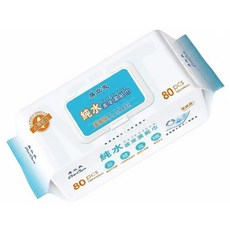 【一單限一箱】MediHome美的家 99%純水護理濕紙巾 80抽/12包, 12個, 80pcs, 5g