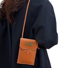 집콕 취미생활 수공예 미니 파우치 1세트 19cm 핸드폰 백 DIY 인조가죽 브라운