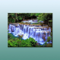Votgl DIY繪畫Pipopainting名畫繪製繪畫油畫繪製組合40*50cm, 0010瀑布