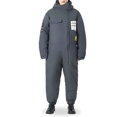 Ketwailo 摩托車冬季防寒連身服 C20, 灰色