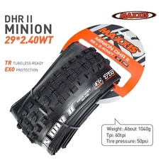 MAXXIS 미니언 DHF 3C EXO TR 접이식 산악 자전거 타이어 27.52.3 2.4 1p, 03 DHR 29x2.4 tr, 1개