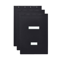 문화산업PP 흑표지 B4 상철F4498-31(10매입), 흑색, 10매