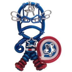 情鋁創意折字 Wire lover 盾牌隊長, 詳見包裝, Wire♥lover