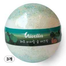 하이벨라 제주 비자림숲 배쓰밤 입욕제 버블배쓰밤, 140g, 3개