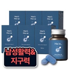 히이즈 맨즈 맥스업 활력&확장지속 아연 정력, 60정, 6개