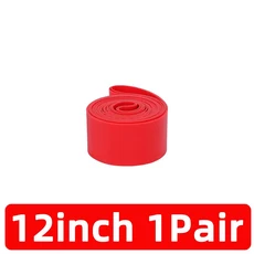 1쌍 방펑 테이프 자전거 타이어 라이너 이너 튜브 패드 사이클링 액세서리 림, [08] 12inch