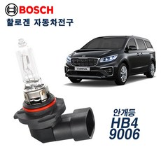 올뉴 카니발 더뉴 카니발 안개등 HB4(9006) 보쉬 할로겐전구 2p, 2개, 9006