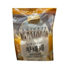 MAMA'S CHOICE 황태채 480g 질 좋은 명태를 황금빛으로 말린 북어채 미국산 SHREDDED DRIED POLLACK, 1개
