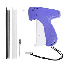 태그 총 핀 바늘과 빠른 의류 퀼트 해결사 휴대용 태깅 도구, 색상: 2. purple, 1개