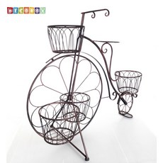 DecoBox 鍛鐵腳踏車造型花架, 詳見包裝, 詳見包裝