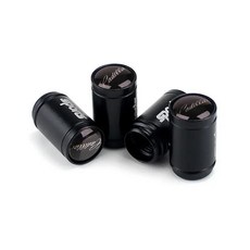 에스컬레이드 티뷰론 데빌 세빌 자동차 휠 타이어 에어 커버 밸브 캡 스템, 12. D-Black, 1개