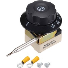 오븐 튀김기 냉장고 히터용 온도 조절 스위치 250V 25A 60-200C 모세관