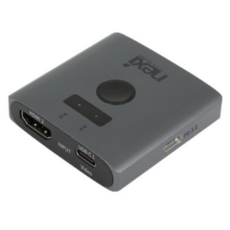 넥시 4K 2:1 HDMI USB PD 충전 스위치, 3개