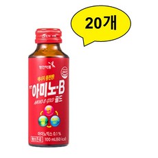 영진약품 아미노-B 에너지 음료 아미노산 활력 충전 데일리 케어, 100ml, 20개