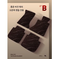 BMW 인테리어소품 차량 실크 원형 바닥 매트 자동차 발매트, 우측 핸들 단일 운전석 나파 가죽 전체커버, 단일 사이즈