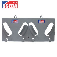 쎄다 안전모 걸이대 거치대 2구 540mm x 240mm 모든종류의 안전모 걸이 가능, 1개