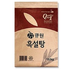 큐원 흑설탕, 15kg, 3개