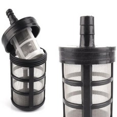 마켓모든 호스커넥터 농업관개설비 이중망 인치관수필터 수중이물질제거 스테인레스 여과기, C, 1개