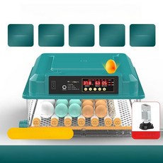 NOVA 병아리부하기 병아리부화기 메추리 달걀 가정용, 1개, 30알 이중 1단계 온도 습도 알람 5모드