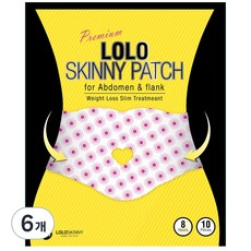 로로스키니 바디패치 복부 및 옆구리용, 10개입, 6개