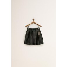 자라 ZARA TIMELESS - 울 체크 스커트 카키 1103799505 970745