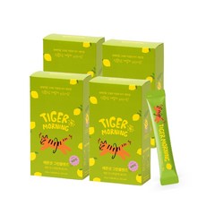 유기농 레몬즙 타이거모닝 레몬샷 그린클렌즈, 20g, 60개