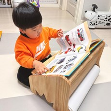 어린이 아동 키즈 나무 원목 책상 테이블 독서대 거치대, 추가구매X