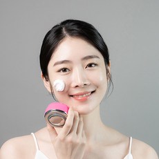 DEWIV 矽膠電動洗臉機, 紅色, DEWIV-02