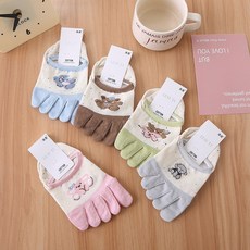 5켤레세트 여성 시원한 발가락양말덧신 다한증 땀흡수 잘되는 쾌적한