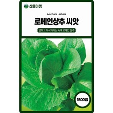 채가원 아시아종묘 로메인 상추 씨앗 1500립, 2개