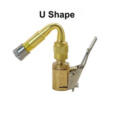 밸브 코어 노즐 연장 로드 세트 45 /90 /U자형 타이어 인플레이션 연장 스템 커넥터 자전거 오토바이 자동차 액세서리, U Shape Extension