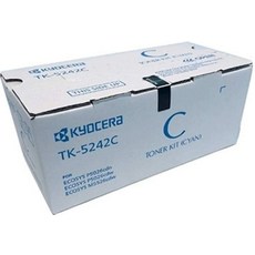 KYOCERA 1T02R7CUS0 모델 TK-5242C 청록색 토너 카트리지 ECOSYS P5026cdN P5026cdw 및 M5526cdw 프린터용 최대 3000페이지