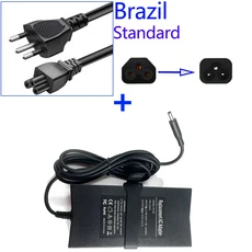 노트북 Ac 어댑터 충전기 델 XPS 15 7590 9530 9575 2 인 1 보스트로 19.5 130 4.5 V 6.7A W * 3.0m, 01 Brazil Power Cord
