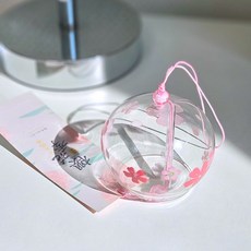 리빙릿 일본 후우링 고급 깃털 풍경 종 현관 도어벨 후링 에도후링 집들이선물, 벚꽃