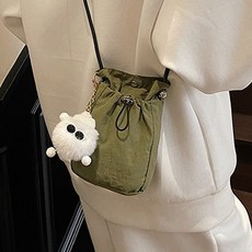 후암마켓 데일리 스트링 미니 크로스백 여성 키링 핸드폰 가방