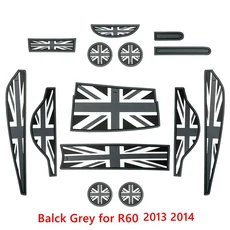 미니 쿠퍼 R56 워터 코스터 도어 그루브 매트 장식 Countryman 미끄럼 방지 보관, 05 for R60 2013 2014