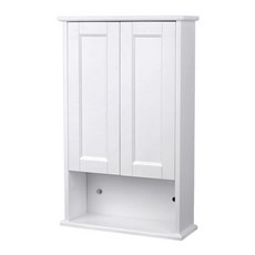 데일리하우스_모리스 원목 욕실장(화이트)/욕실수납장/수건장, 화이트