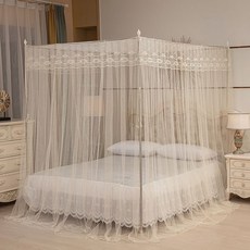 【開發票/統編】三開門家用臥室蚊帳 1.5m雙人床/1.2米床適用 加密細網紋帳, 【單開門香紫簾】蚊帳-不含支架,適合寬1.0米長2.0米床用