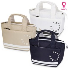 테일러메이드 여성용 서크 라운드 토트백 TL902, 화이트, 1개