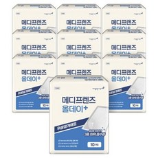 깨끗한나라 메디프렌즈 올데이 깔개매트, 10개입, 2개