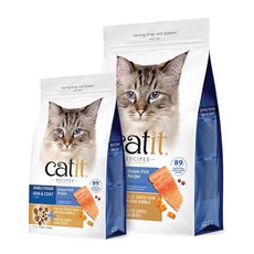 Catit嘿卡堤 三鮮凍乾糧-皮毛養護貓海魚配方 1.8kg / 4.5kg, 1個, 皮毛養護貓海魚配方1.8kg