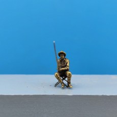 황동 미니 냚시꾼 피규어 모형 장식품, 브론즈, 1