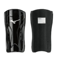 MIZUNO 美津濃 足球護脛片 15CM 護脛 足球 白 黑 P3JYGB61, 1個