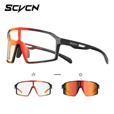 SCVCN 새로운 야외 사이클링 선글라스 남자 MTB 자전거 안경 스포츠 하이킹 등산 여성 UV400 고글, 01 1LENS, 01 DZ-S1411-B-07, 1