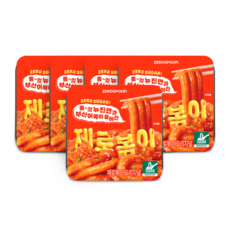 제로볶이 오리지널 무설탕 뉴진면 떡볶이, 5개, 240g