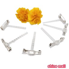 (49+1) 코사지핀 티핀 투명 50개입/화훼장식기능사 준비물/각종 행사용품