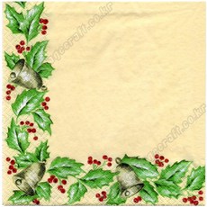 헤리티지공예 냅킨아트 데쿠파주용 냅킨 1장 (크리스마스 식물 배경 글자 편), 21 넝쿨, 1개, 1개입