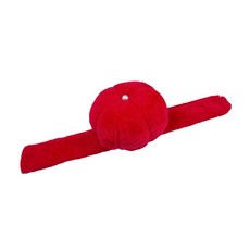 YSSHOP 손목 호박 핀쿠션 밴드 바느질 바늘 쿠션 바느질 용품 및 액세서리 휴대용 착용형 핀쿠션, 벨벳, 빨간색