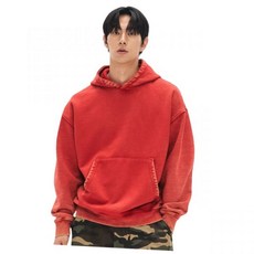 브랜드정품 소버먼트 SOVERMENT 890G 컷 블리치 후드-에시드 레드- 235880