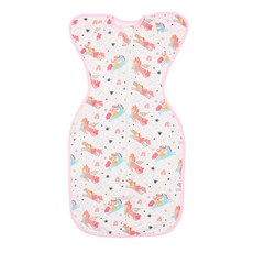 嬰兒舒眠包巾 柔軟透氣拉鍊式設計 灰色條紋包巾